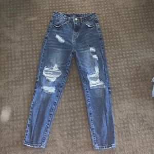 Shein Ripped Mom Jean
